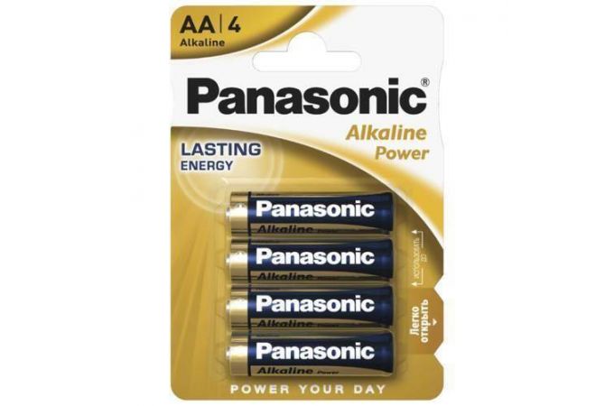 Батарейка алкалиновая Panasonic LR06 BL4/АА упаковка блистер цена за 4 шт