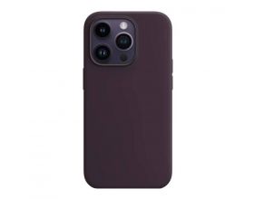 Чехол для iPhone 14 Pro Max (6,7) Silicone Case Soft Touch MagSafe Elderberry (бузина)