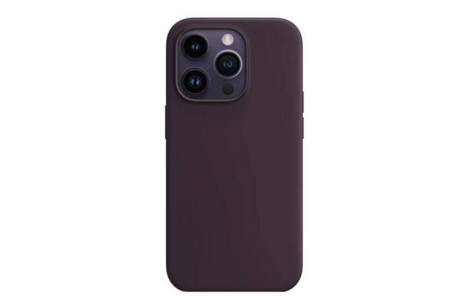 Чехол для iPhone 14 Pro Max (6,7) Silicone Case Soft Touch MagSafe Elderberry (бузина)