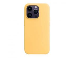 Чехол для iPhone 14 Pro Max (6,7) Silicone Case Soft Touch MagSafe Sunglow (желтый)