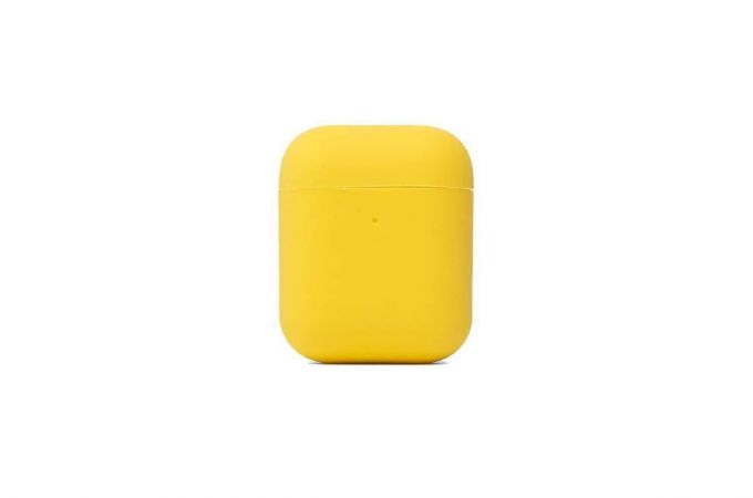 Чехол для наушников Soft-Touch AirPods (желтый)