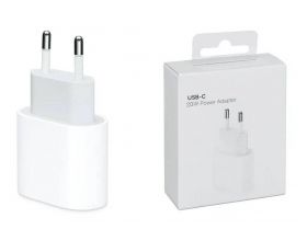 Сетевое зарядное устройство USB-C 20W iPhone A2347 прямоугольник (origin) (белый) MUVV3ZM/A 100%