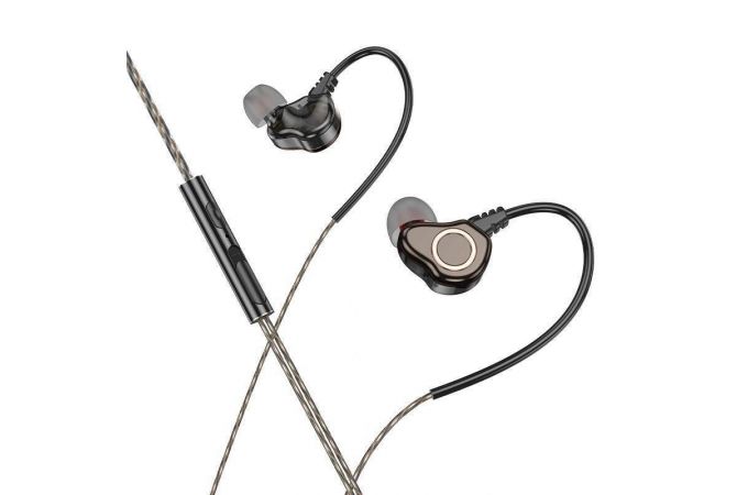 Наушники вакуумные проводные BOROFONE BM88 Sea wire (черный)