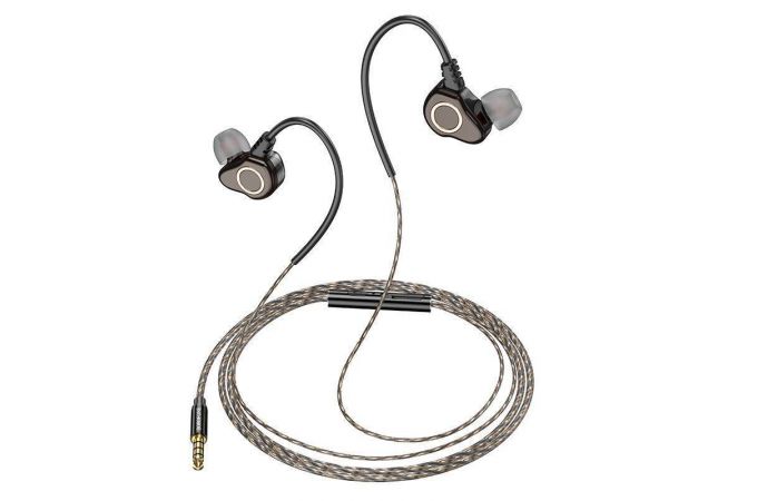 Наушники вакуумные проводные BOROFONE BM88 Sea wire (черный)