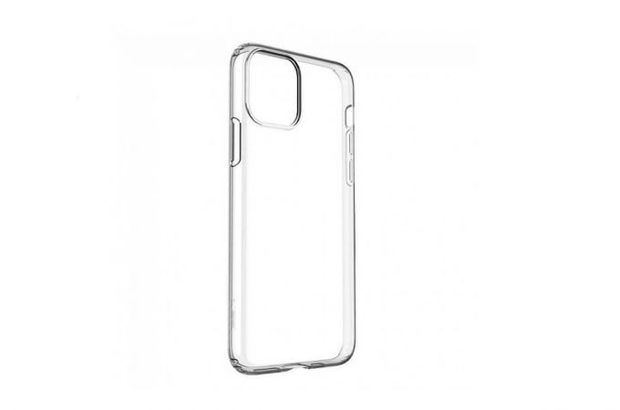 Чехол силиконовый iPhone 11 Pro Max (6.5) тонкий (0.3 мм) (прозрачный)