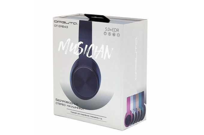 Наушники мониторные беспроводные Орбита OT-ERB43 Bluetooth (серебристый)