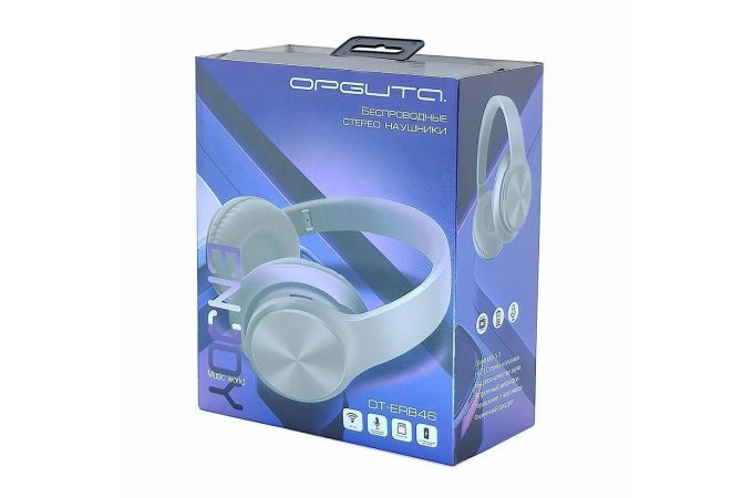 Наушники мониторные беспроводные Орбита OT-ERB46 Bluetooth (серый)