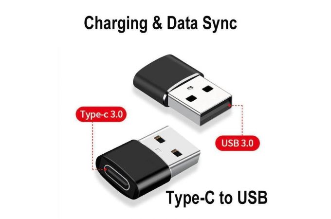 Переходник Орбита OT-SMA29 (штекер USB 3.0 - гнездо TYPE-C)