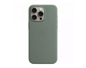 Чехол для iPhone 15 Pro (6,1) Silicone Case Soft Touch (кипарис) MagSafe