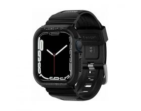 Ремешок Spigen Rugged Armor Apple Watch 49 (Черный)