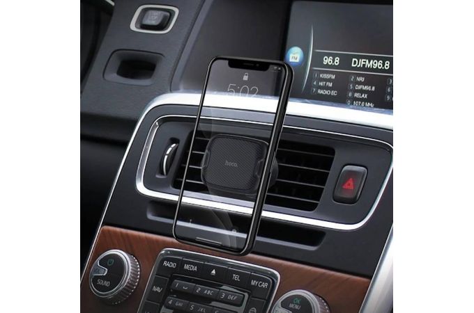 Держатель автомобильный для телефона HOCO CA65 Saggitarius air outlet car holder черный