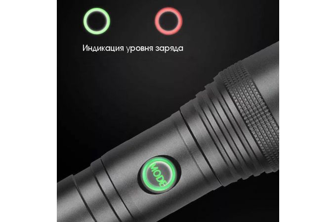 Фонарь ручной Патриот PT-FLR30 (1L, 18650.,ZOOM)