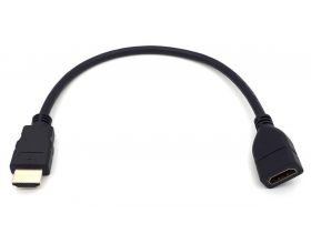 Кабель HDMI (папа - мама) удлинитель 0,3 м (V1.4)