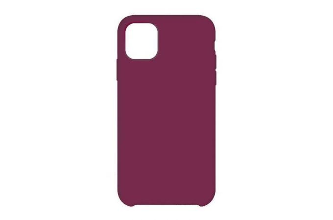 Чехол для iPhone 14 Pro (6,1) Silicone Case Soft Touch (темная фуксия)