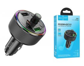 FM-Модулятор HOCO E82 Guerrero PD30W + QC3.0 car BT FM transmitter