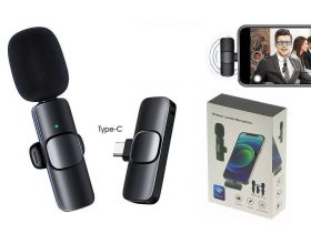 Микрофон петличный беспроводной Орбита OT-SML02 (Type-C)