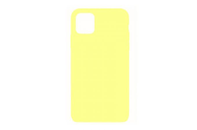 Чехол для iPhone 16 Plus (6,7) Silicone Case Soft Touch (лимонад)