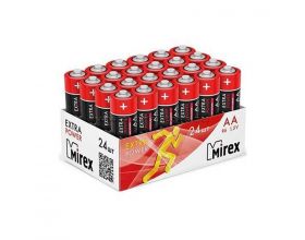 Батарейка солевая Mirex R6 / AA 1.5V цена за 24 шт 23702-ER6-B24
