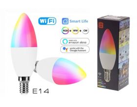 Умная лампочка Орбита OT-HOS14 (E14,4Вт, Wi-Fi)