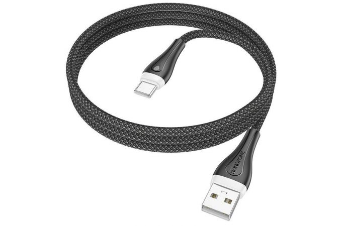 Кабель USB - USB Type-C BOROFONE BX100, (черный) 1м