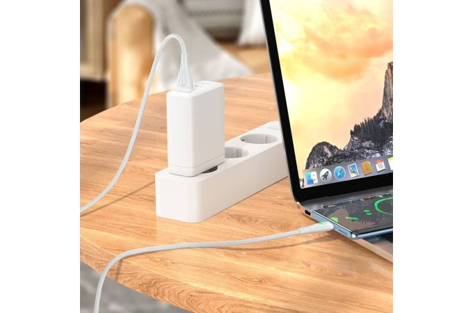 Кабель USB - USB Type-C BOROFONE BX100, (черный) 1м