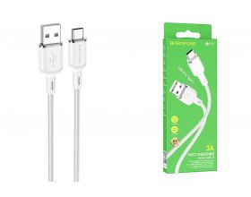 Кабель USB - USB Type-C BOROFONE BX90 (белый) 1м