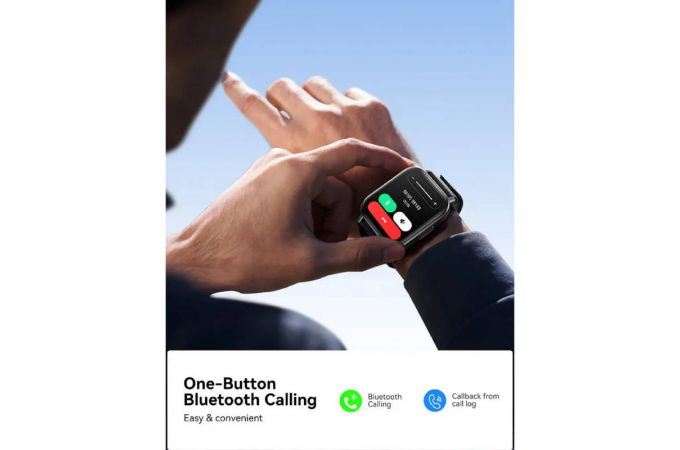 Смарт часы JoyRoom JR-FT3S Filt-life Series Smart Watch(Answer/Make Call) Titanium
