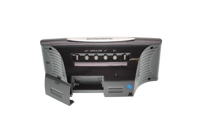 Часы настольные VST 719W-1 (говорящие,температура) (красный)