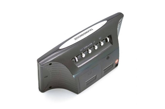 Часы настольные VST 719W-1 (говорящие,температура) (красный)
