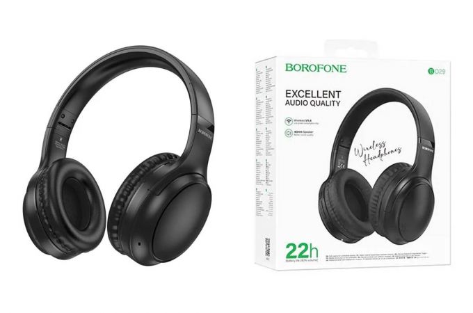 Наушники мониторные беспроводные BOROFONE BO29 Fascinador (черный)