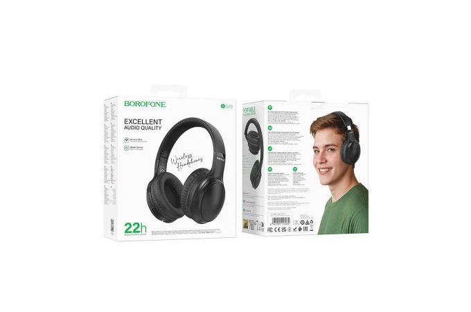 Наушники мониторные беспроводные BOROFONE BO29 Fascinador (черный)