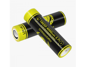 Аккумулятор 18650 King-4000-JT (4000 mA, 3,7B, плоский пин)