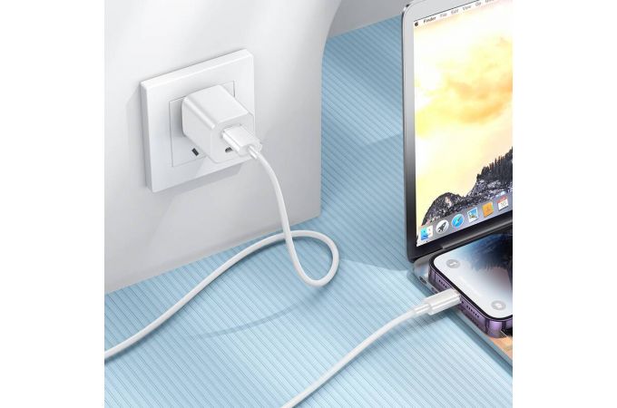 Кабель USB - Lightning BOROFONE BX112 (белый) 1м