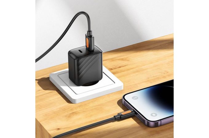 Кабель USB - Lightning BOROFONE BX114 (белый) 1м