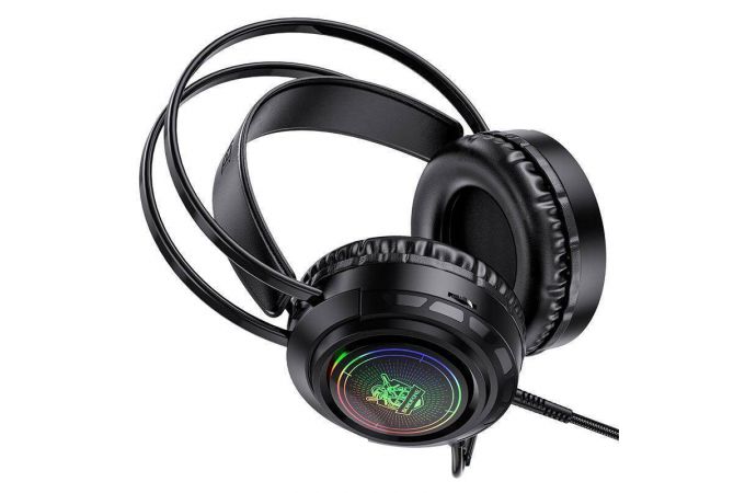 Наушники мониторные проводные с микрофоном BOROFONE BO103 Surpass gaming headphones (черный)