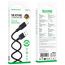 Кабель USB - USB Type-C BOROFONE BX113 Lenny  (черный) 1м силиконовый
