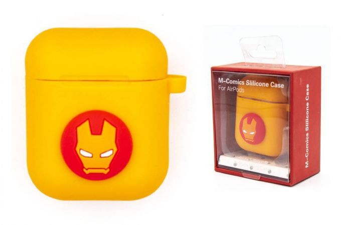 Чехол для наушников AirPods "Comics silicone case"