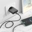 Сетевое зарядное устройство USB-C + кабель Type-C HOCO N37 PD20W (черный)