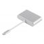 Конвертер переходник Орбита OT-AVW55  (штекер TYPE-C - гнездо USB 3.0/VGA/TYPE-C) 15см