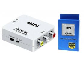 Конвертер переходник Орбита OT-AVW52 AV2HDMI (гнездо HDMI выход - гнезда 3*RCA)