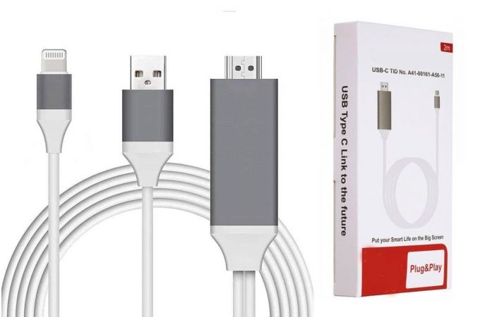 Кабель HDMI-Lightning 2м Орбита OT-AVW49