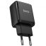 Сетевое зарядное устройство 2USB HOCO N7 2100mAh (черный)