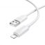 Кабель USB - Lightning BOROFONE BX123 Leya (белый)