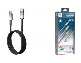 Кабель USB Type-C - USB Type-C MARK WS3 Черный