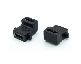 Переходник HDMI (мама - мама) угловой V1.4