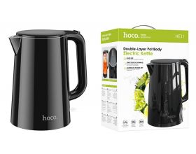 Чайник электрический HOCO HE11 объем 1,7л ЧЕРНЫЙ