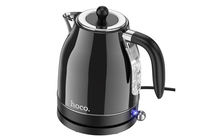 Чайник электрический HOCO HE10 retro объем 1,7л ЧЕРНЫЙ