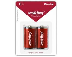Батарейка алкалиновая Smartbuy LR20/373 BL2 блистер цена за 2 шт (SBBA-D02B)