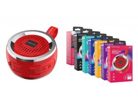 Портативная беспроводная колонка BOROFONE BR2 Aurora sport (красный)