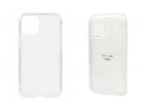 Чехол для iPhone 12 (6,1) пластиковый Clear Case MagSafe (прозрачный) в упаковке